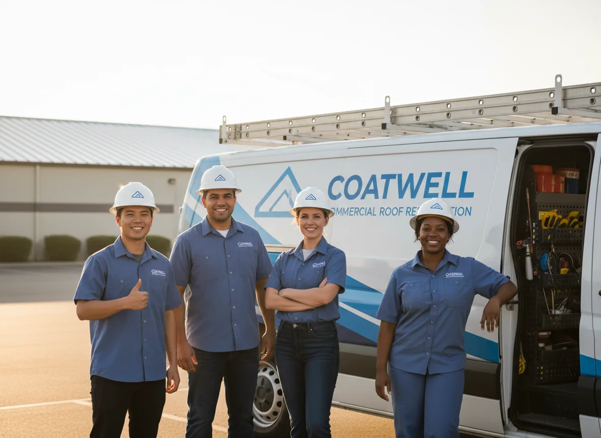 Commercial roof coating company in Platteville, WI